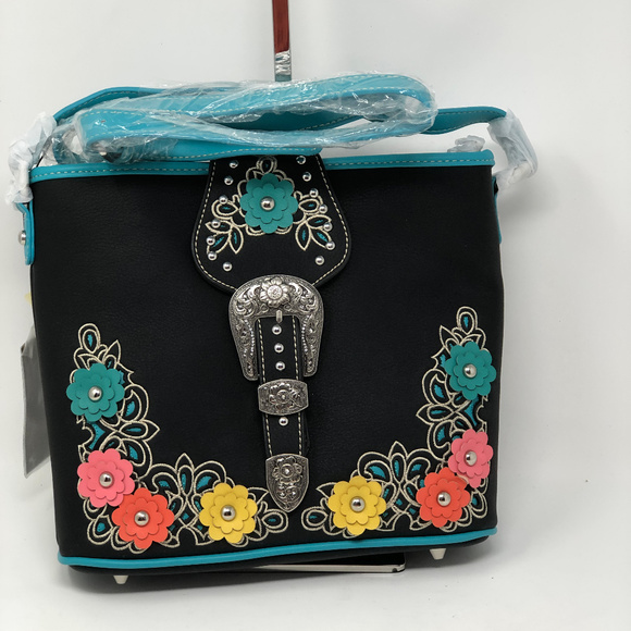 Montana West Buckle Collection Crossbody - Picture 2 of 6